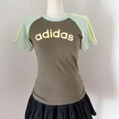 平成ギャル　y2k adidas アディダス　ピチT ロゴ　ウィッシュコアのサムネイル