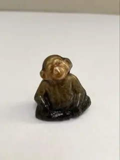 天然石】ブラックオプシディアン ゴリラの置物 - メルカリ