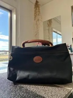 LONGCHAMP ロンシャン　紺　ナイロン ポーチ