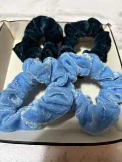 ベルベットシュシュ 4点セット