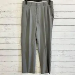 Golden Bear スラックス パンツ グレー メンズM相当 通勤 チェック