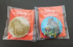 ディズニー　カウントダウン2000年記念 缶バッジ 2個セット