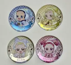 おジャ魔女どれみ　認定試験はじめます　缶バッジ　どれみ他4点セット