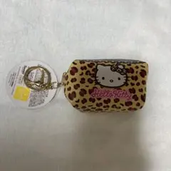 ハローキティ キャラメルポーチ ヒョウ柄 レオパード ミニポーチ