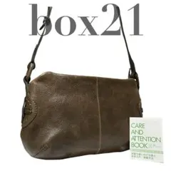 box21 ボックス21 ショルダーバッグ レザー カジュアル ヴィンテージ