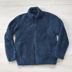 UNIQLO ユニクロ　ファーリーフリースフルジップジャケット　サイズSブルー青