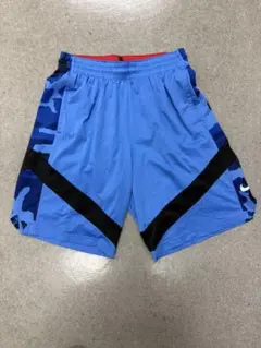 NIKE ナイキ DRI-FIT ハーフパンツ XL ブルー迷彩 バスパン