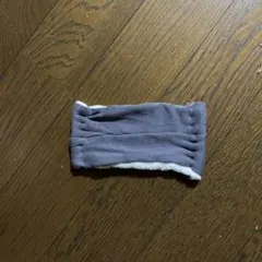 ハンリメグレー×ホワイト二層手作りマスク