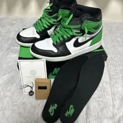 NIKE Air Jordan 1 ブラック/グリーン