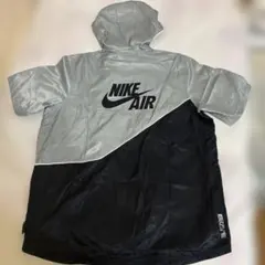 大きめsize Nike Air ナイロンジャケット グレー/ブラック