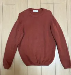 417 ÉDIFICE オレンジ クルーネックニット