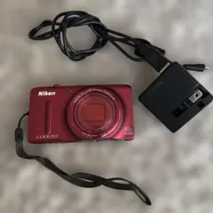 動作確認済 Nikon COOLPIX S9500レッド 赤色 光学22倍 - メルカリ