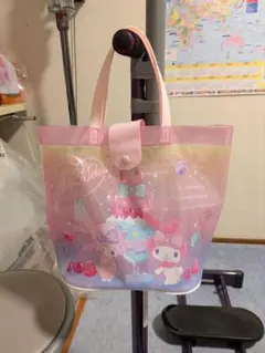 マイメロディ ビニールバッグ トートバッグ