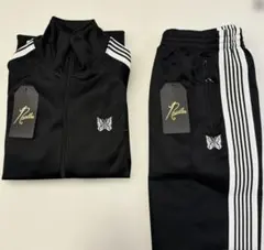 Needles ニードルス セットアップ 黒×白-M1