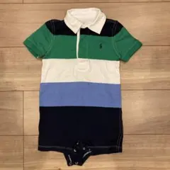 Ralph Lauren 18M ロンパース カラフルストライプ　男の子