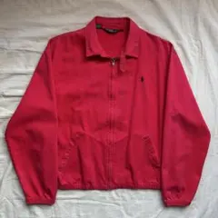 【90s】Ralph Lauren ダック生地 スウィングトップ レッド 90s】Ralph Lauren ダック生地 スウィングトップ レッド - メルカリ