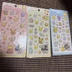 ポケモン 3Dステッカーセット 3枚