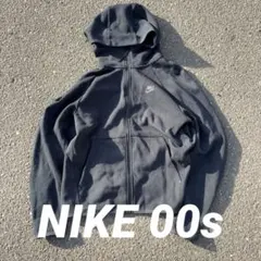 00s NIKE ダブルジッパー　フーディー　tec