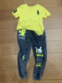 Polo Ralph LaurenシャツとZARAパンツセット 128cm