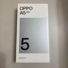 【新品未使用】動作確認済 OPPO A5 5G ホワイト 128GB