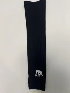 エゴザル 黒 アームカバー シルエットロゴ 片手