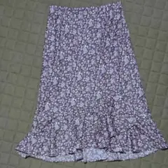 東京スタイル ピンク花柄スカート