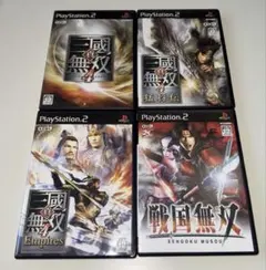 PS2 真・三國無双4 戦国無双　4本セット