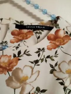 YECCA VECCA 花柄ノースリーブワンピース