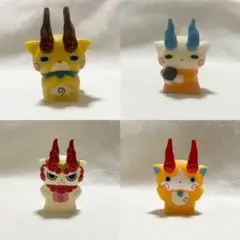 妖怪ウォッチ 指人形 ソフビ 4点セット