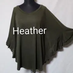 新品・タグ付 heather ポンチョ フリルスリーブ Tシャツ チュニックのサムネイル