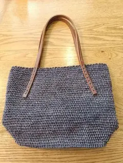サンアルシデ ラフィア かごバッグ Baby Bag XS