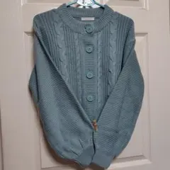 エヘカソポ縄編みカーディガン未使用