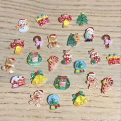 クリスマス ネイルデコパーツ୨୧ ˖ ࣪⊹25個