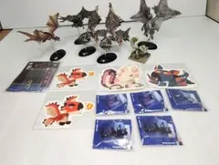 モンスターハンター(モンハン)フィギュア6体&ステッカーキーホルダーセット