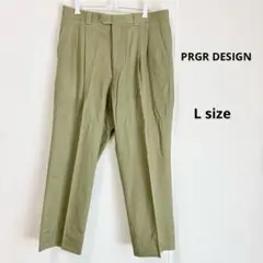 PRGR DESIGN プロギア　ゴルフウェア　L カーキ　センタープレス