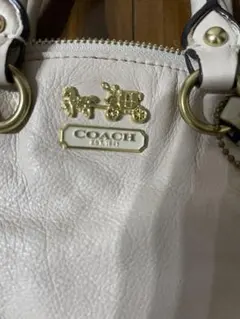 COACH ショルダーバッグ ホワイトレザー