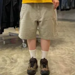 90sハーフパンツ カーゴショーツ ワーク 古着 アーミー