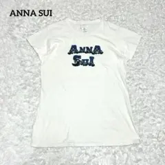 希少✨USA製 ANNA SUI 3Dロゴ Tシャツ 白 Lサイズ ヴィンテージのサムネイル