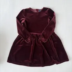 ベロアワンピース　110size