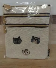 KALDI ネコの日バッグ 3段マルチポーチ