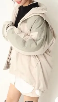 NICE CLAUP 2wayオーバーサイズダウンジャケット