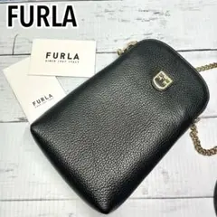 極美品　フルラ　FURLA ジョイレザースモールフォン クロスボディー