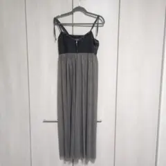 デニムシフォンキャミワンピース　チュールワンピース　しまむら　M 美品