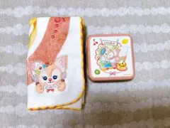 リーナベル　タオル　キャンディ缶　ダッフィー＆フレンズ・ワンダフルキッチン