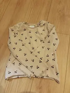 ZARA ピンク　チェリー柄 長袖カットソー 110cm