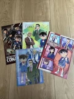 名探偵コナン　ファイル３枚　下敷き１枚　セット売り