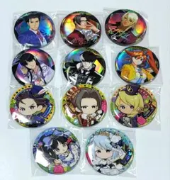 逆転裁判 缶バッジコレクション 御剣怜侍 逆転裁判 成歩堂龍一&御剣怜侍 アトフェス缶バッジ 逆転裁判 成歩堂