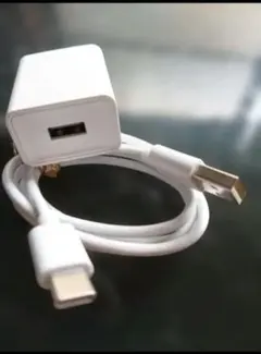 汎用電源アダプターとUSB Type-Cケーブル（90cm）セット！　H