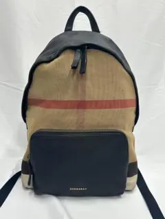 BURBERRY バーバリー リュック バックパック レザーコンビ ノバチェック