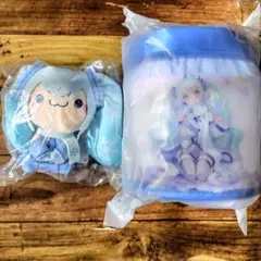 ♥セット♥初音ミク もちぴこぬいぐるみ ー雪ミク スカイタウン10th ver